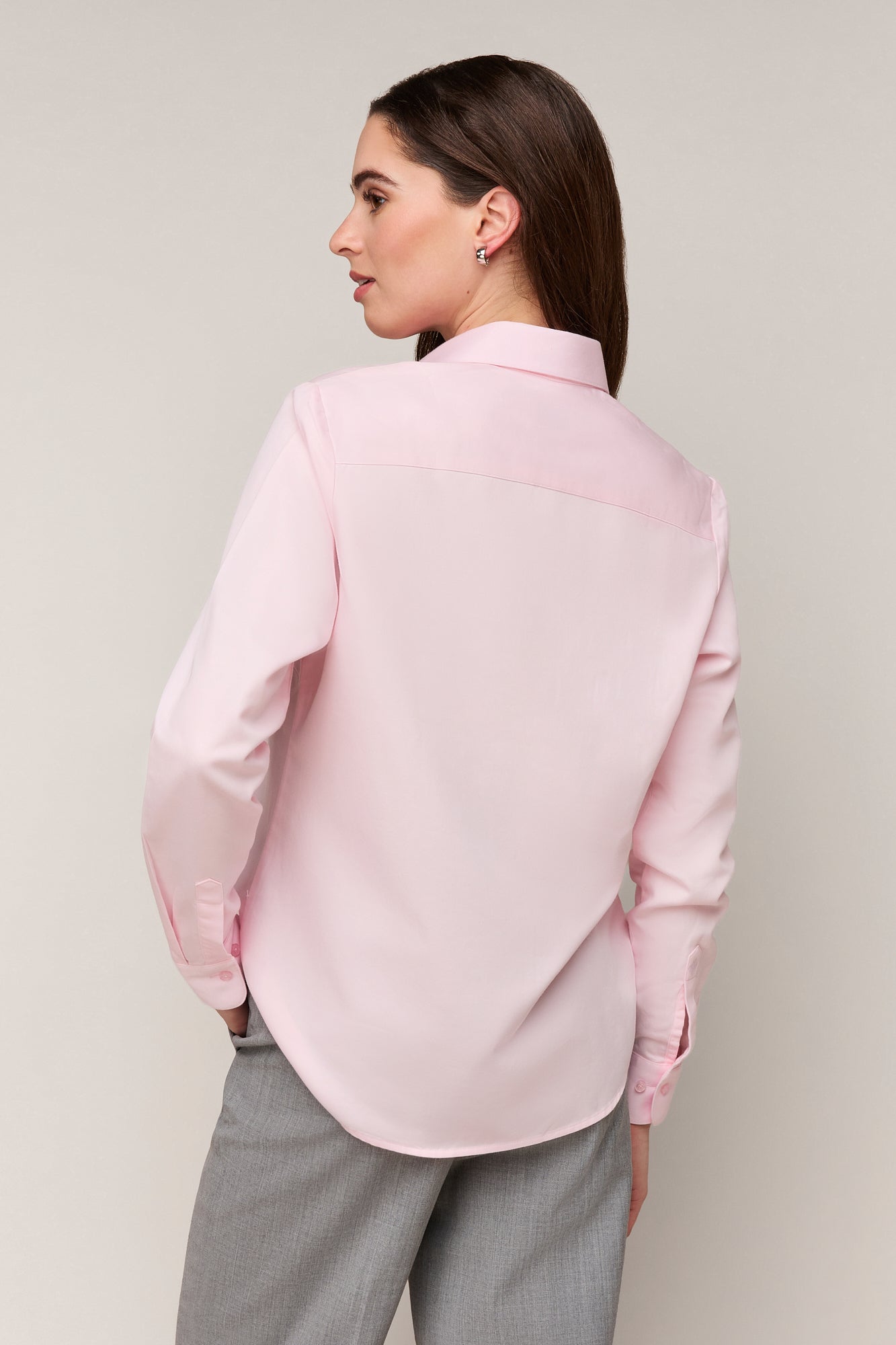 Dames Blouse Regular Fit - Enkele Manchet
