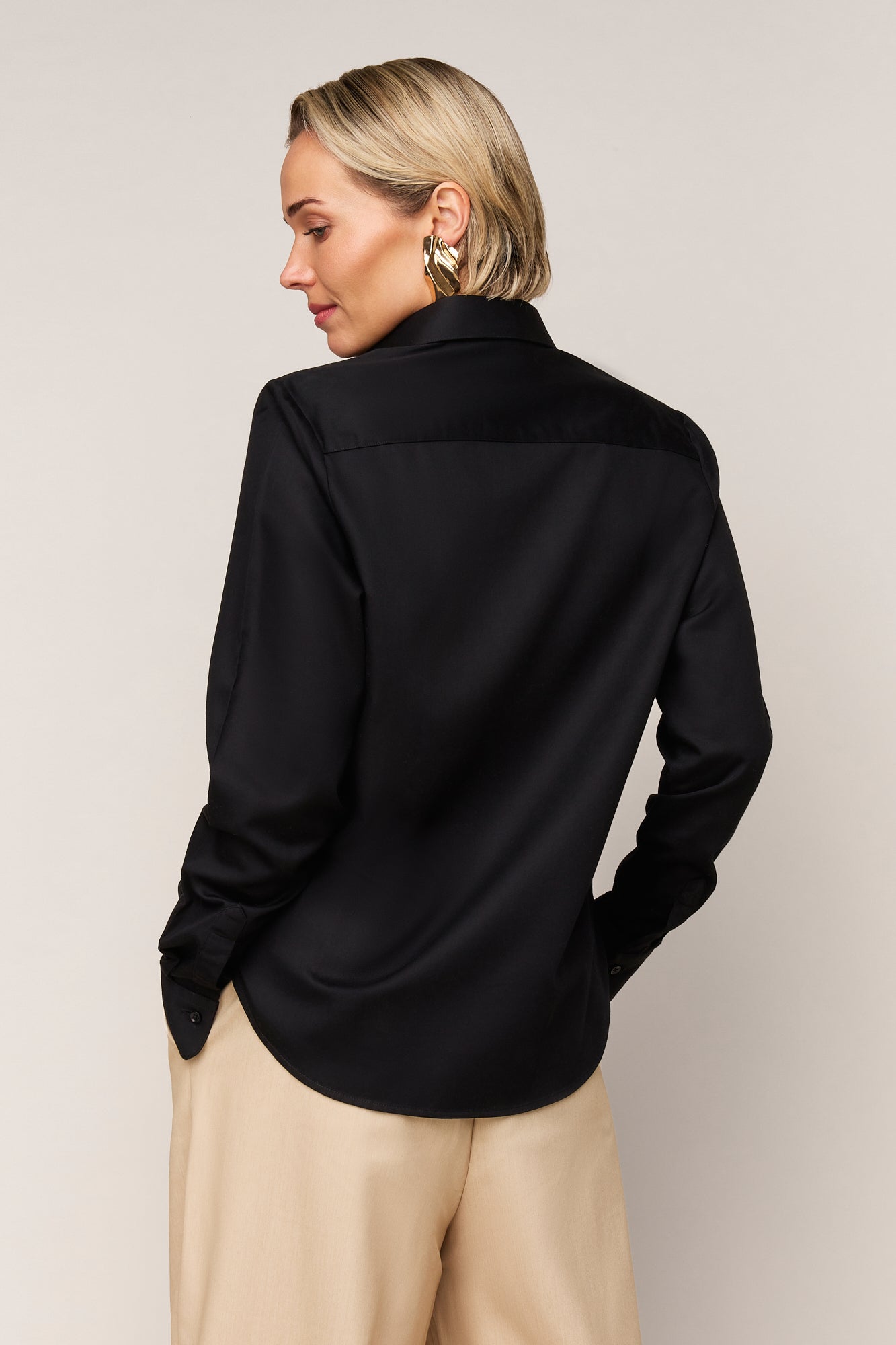 Dames Blouse Regular Fit - Enkele Manchet