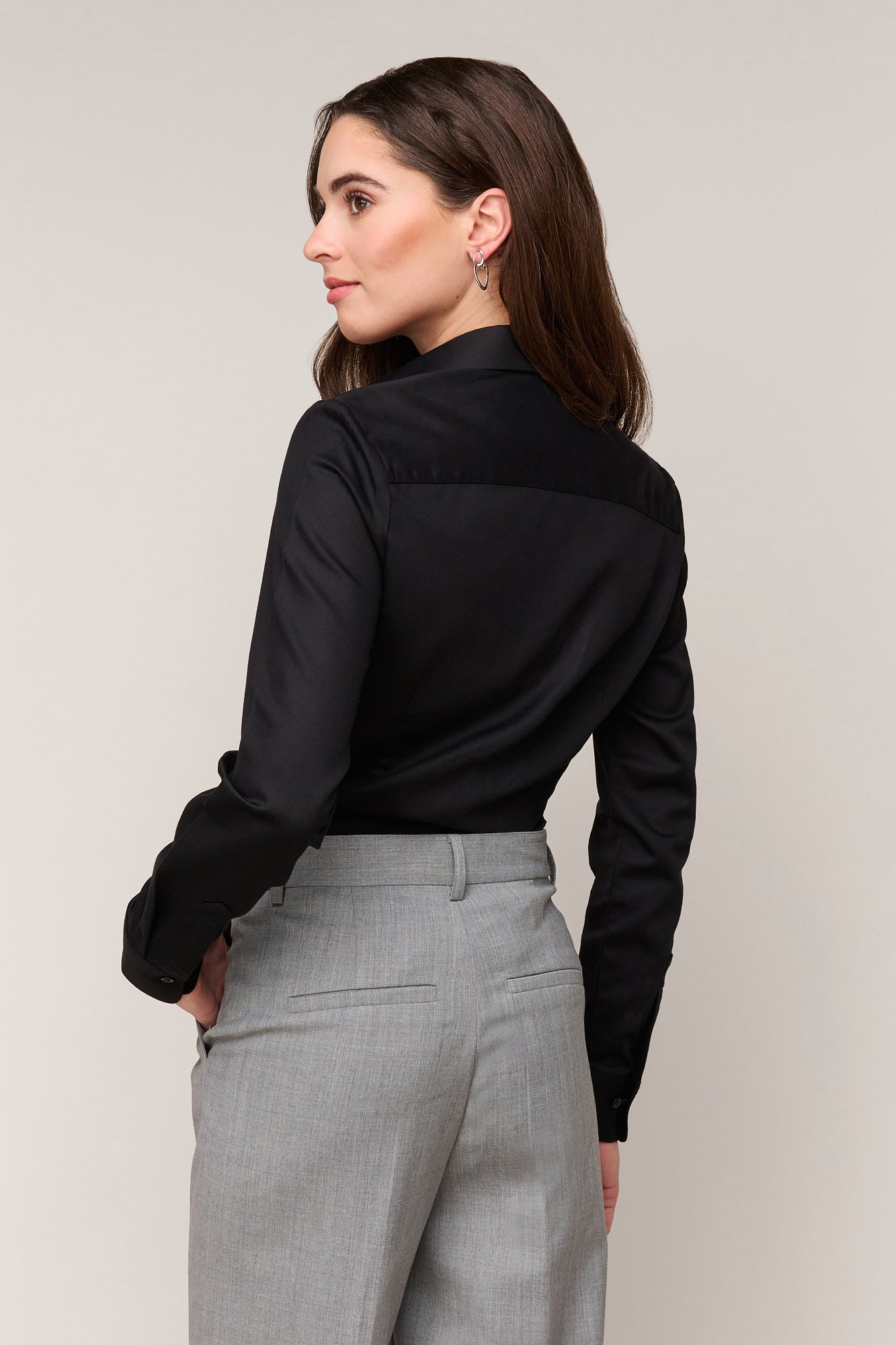 Dames Blouse Slim Fit - Enkele Manchet