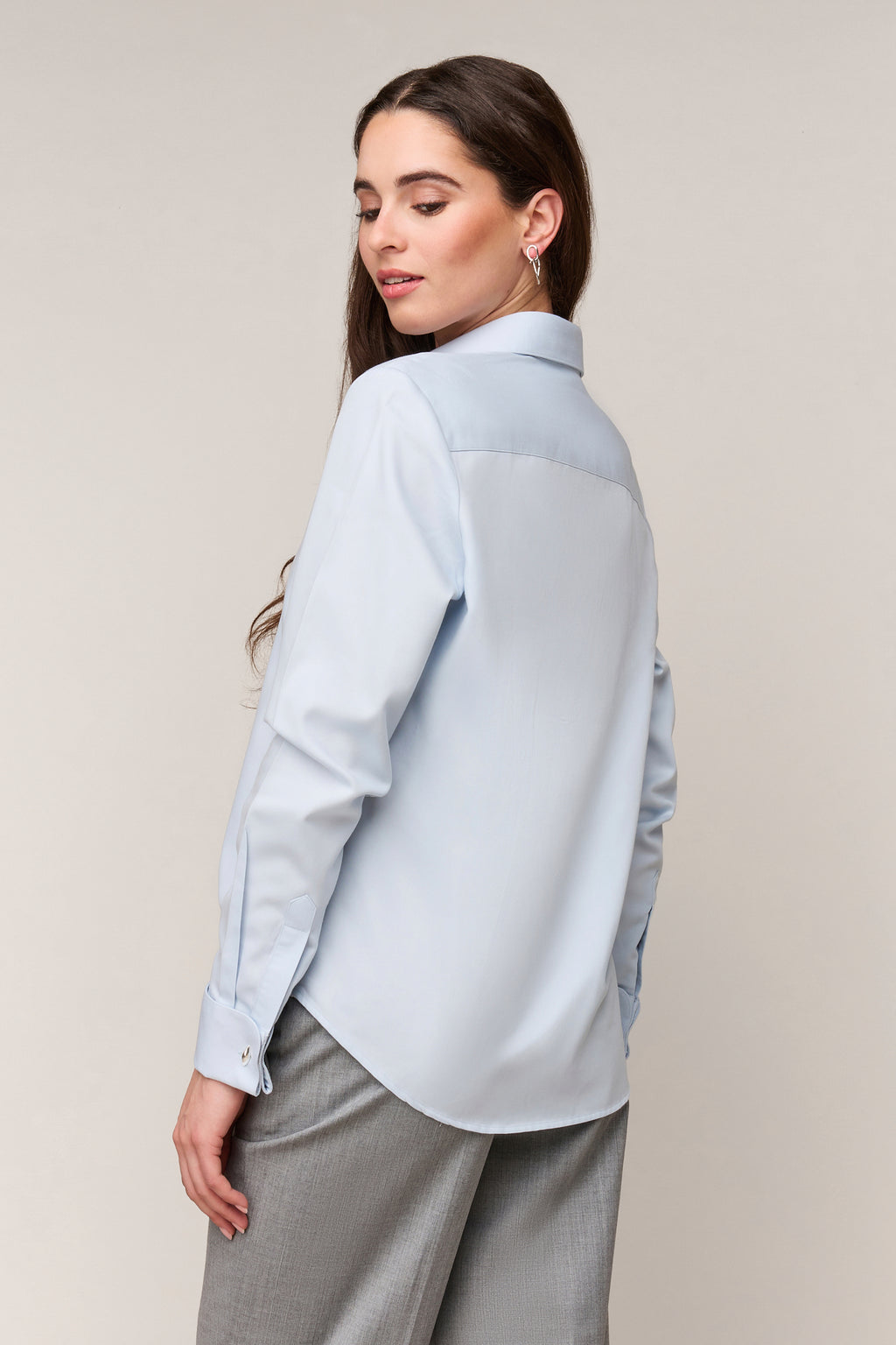 Dames Blouse Regular Fit - Dubbele Manchet