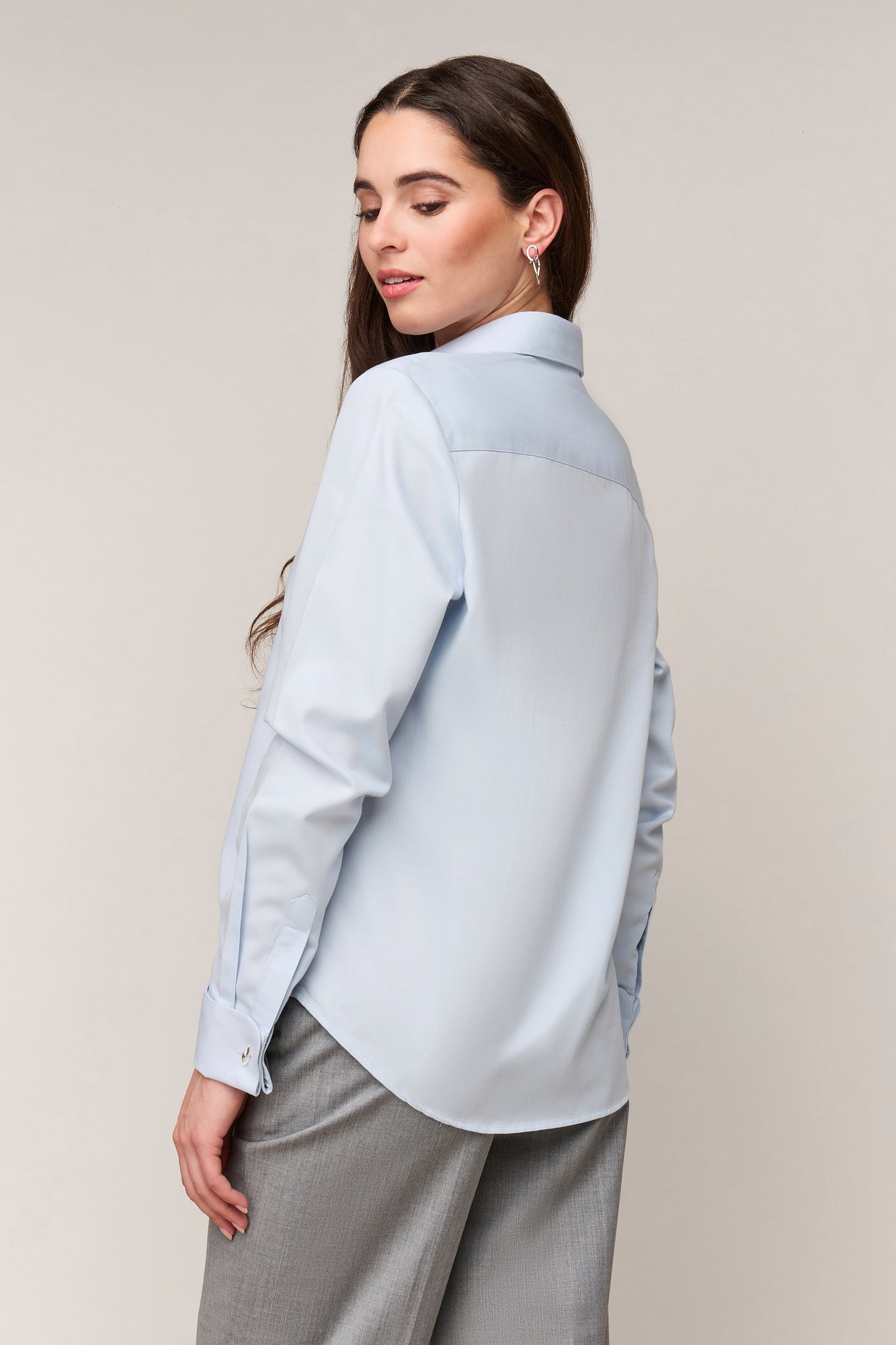 Dames Blouse Regular Fit - Dubbele Manchet