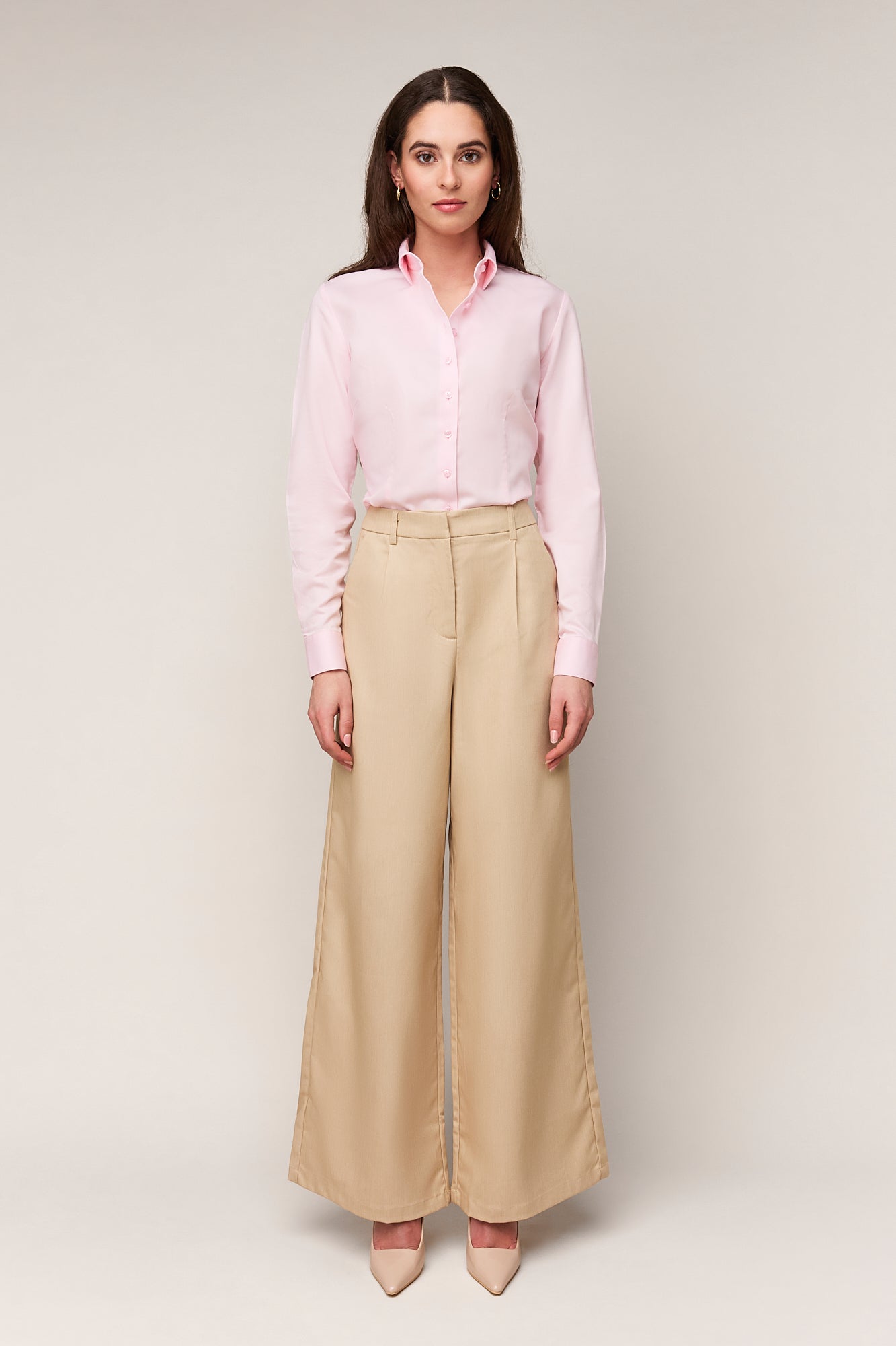 Dames Blouse Slim Fit - Enkele Manchet