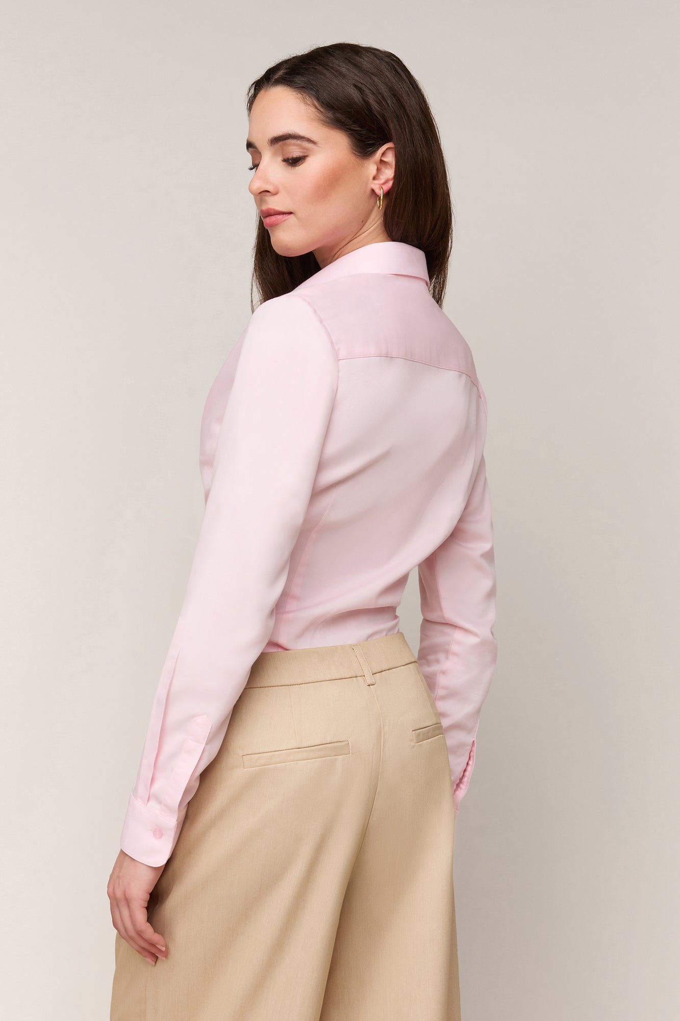 Dames Blouse Slim Fit - Enkele Manchet