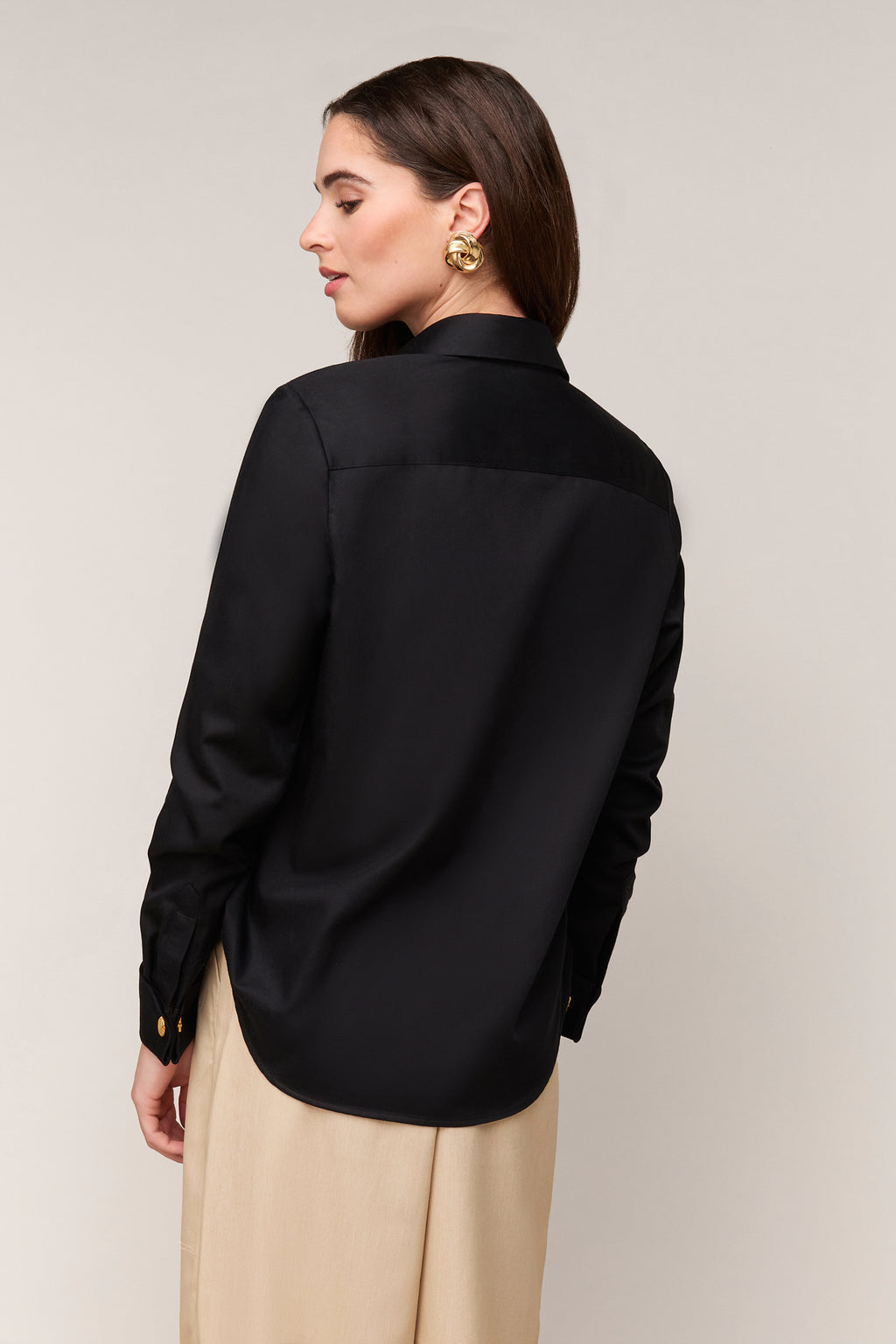 Dames Blouse Regular Fit - Dubbele Manchet